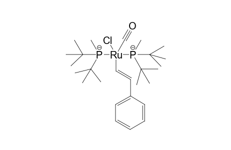 carbonyl(chloro)bis(di-tert-butylmethylphosphane)(E-2-phenylvinyl)ruthenium