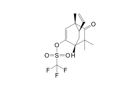 (1R*,4R*,7R*)-1,3,3-Trimethyl-5-trifluoromethanesulfonyloxy-7-ethenylbicyclo[2.2.2]oct-5-en-2-one