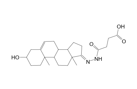 butanedioic acid, 1-[2-(3-hydroxyandrost-5-en-17-ylidene)hydrazide]