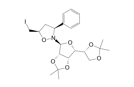 (3S,5R)-2-[(3aS,4S,6R,6aS)-6-[(4R)-2,2-dimethyl-1,3-dioxolan-4-yl]-2,2-dimethyl-3a,4,6,6a-tetrahydrofuro[3,4-d][1,3]dioxol-4-yl]-5-(iodanylmethyl)-3-phenyl-1,2-oxazolidine