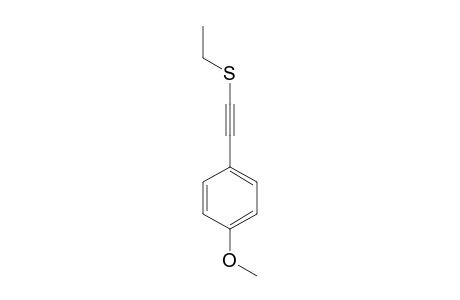 (4-Methoxyphenyl)ethynyl Ethyl Sulfide