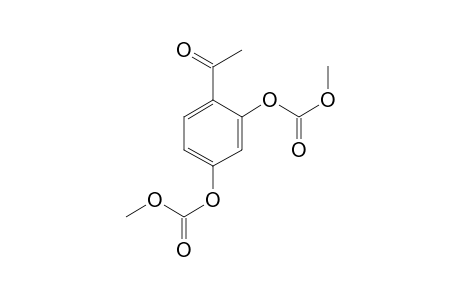 (2-acetyl-5-methoxycarbonyloxy-phenyl) methyl carbonate
