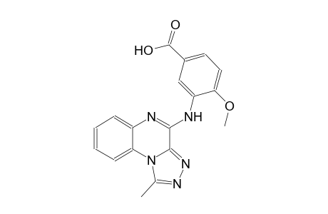 benzoic acid, 4-methoxy-3-[(1-methyl[1,2,4]triazolo[4,3-a]quinoxalin-4-yl)amino]-