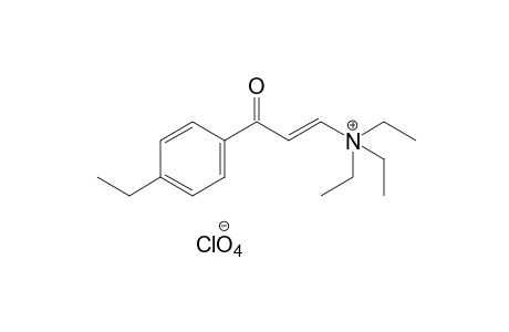 trans-[3-(p-ethylphenyl)-3-oxopropenyl]triethylammonium perchlorate