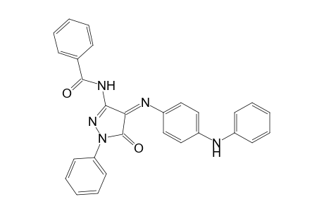 Benzamide, N-[4,5-dihydro-5-oxo-1-phenyl-4-[[4-(phenylamino)phenyl]imino]-1H-pyrazol-3-yl]-