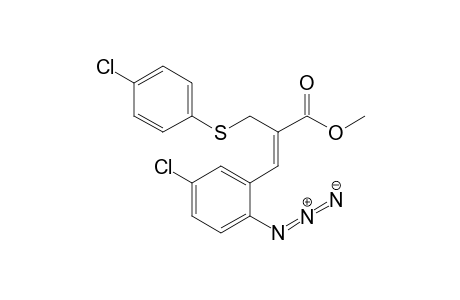(Z)-Methyl 3-(2-azido-5-chlorophenyl)-2-[(4-chlorophenyl)thiomethyl]-propenoate