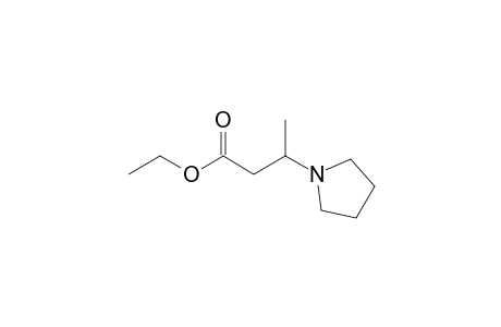 3-(1-pyrrolidinyl)butanoic acid ethyl ester