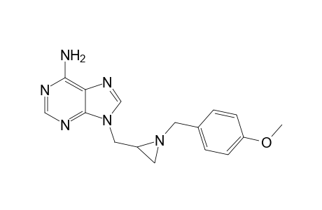 2-(6-Aminopurin-9-yl)methyl-1-[(4-methoxyphenyl)methyl]aziridine