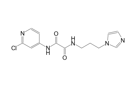 ethanediamide, N~1~-(2-chloro-4-pyridinyl)-N~2~-[3-(1H-imidazol-1-yl)propyl]-
