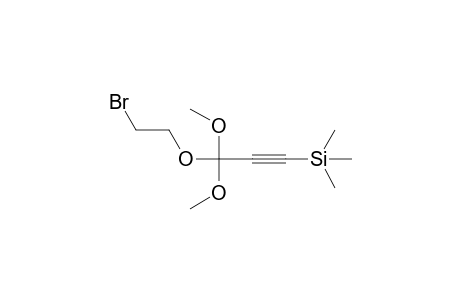 1,1-Dimethoxy-1-(2'-bromoethoxy)-3-(trimethylsilyl)prop-2-yne