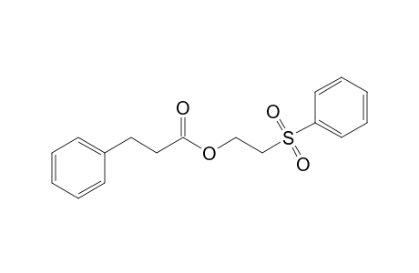 2-(Phenylsulfonyl)ethyl 3-Phenylpropanoate
