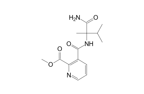 2-Pyridinecarboxylic acid, 3-[[[1-(aminocarbonyl)-1,2-dimethyl-propyl]amino]carbonyl]-, methyl ester