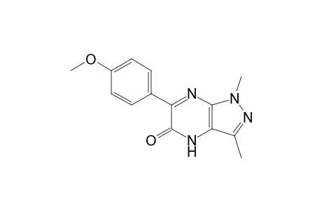 1,3-Dimethyl-6-(4-methoxyphenyl)pyrazolo[3,4-b]pyrazin-5(4H)-one