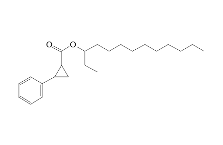 Cyclopropanecarboxylic acid, trans-2-phenyl-, tridec-3-yl ester