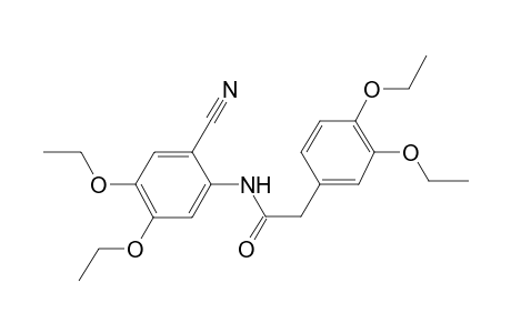 N-(2-cyano-4,5-diethoxy-phenyl)-2-(3,4-diethoxyphenyl)ethanamide