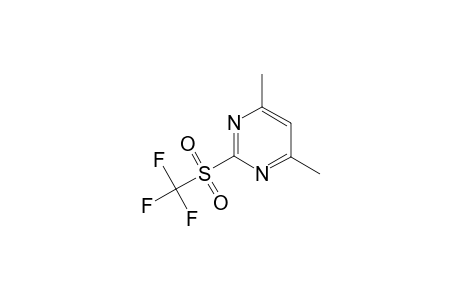 4,6-Dimethyl-2-[(trifluoromethyl)sulfonyl]pyrimidine