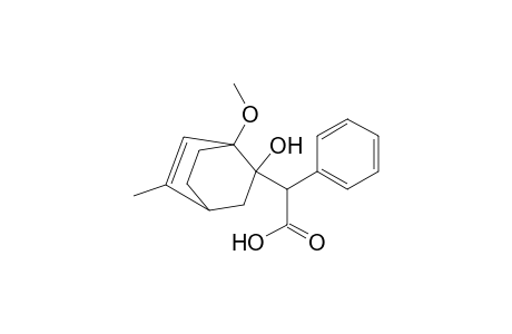 (1-Methoxy-2-hydroxy-5-methylbicyclo[2.2.2]oct-5-en-2-yl)phenylacetic acid