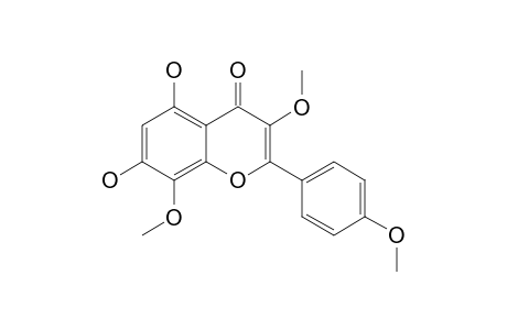 5,7-DIHYDROXY-3,8,4'-TRIMETHOXYFLAVONE
