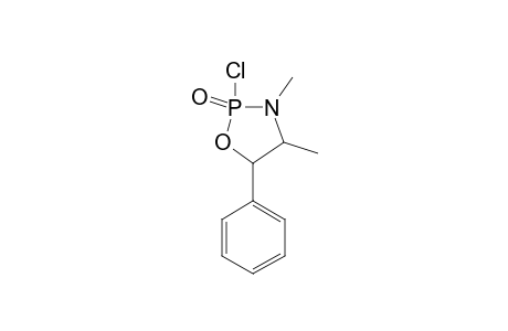 2-CHLORO-3,4-DIMETHYL-5-PHENYL-1,3,2-OXAZAPHOSPHOLIDIN-2-ONE