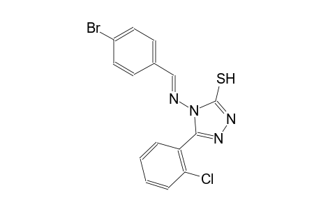 4-{[(E)-(4-bromophenyl)methylidene]amino}-5-(2-chlorophenyl)-4H-1,2,4-triazole-3-thiol