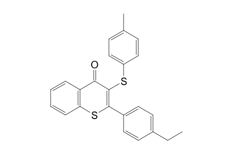 2-(4-Ethylphenyl)-3-(4-tolylthio)-4H-thiochromen-4-one