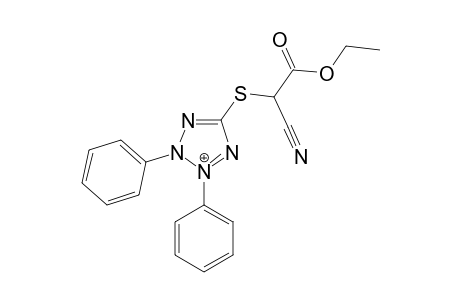 2,3-DIPHENYL-5-(CYANO-ETHOXYCARBONYLMETHYL)-MERCAPTO-TETRAZOLE;ERF.-30