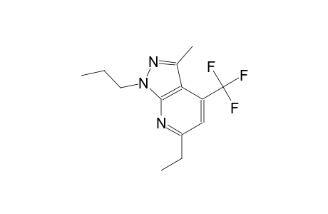 1H-pyrazolo[3,4-b]pyridine, 6-ethyl-3-methyl-1-propyl-4-(trifluoromethyl)-