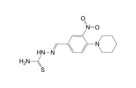 1-[(E)-(3-nitro-4-piperidin-1-yl-phenyl)methylideneamino]thiourea