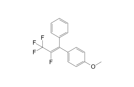 2,3,3,3-Tetrafluoro-1-(p-methoxyphenyl)-1-phenylpropene