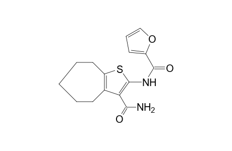 Furan-2-carboxamide, N-(3-aminocarbonyl-5,6,7,8-tetrahydro-4H-cyclohepta[b]thiophen-2-yl)-