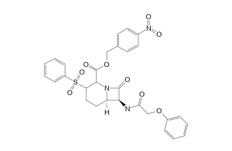 CIS-7-[(PHENOXYACETYL)-AMINO]-8-OXO-3-(PHENYLSULFONYL)-1-AZABICYCLO-[4.2.0]-OCTANE-2-CARBOXYLIC-ACID-(4-NITROPHENYL)-METHYLESTER