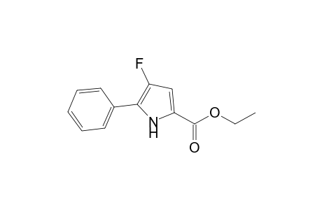 4-Fluoro-5-phenyl-1H-pyrrole-2-carboxylic acid ethyl ester