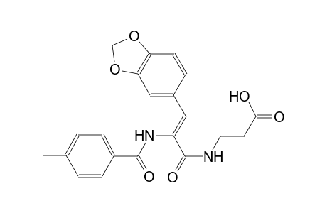 beta-alanine, N-[(2Z)-3-(1,3-benzodioxol-5-yl)-2-[(4-methylbenzoyl)amino]-1-oxo-2-propenyl]-