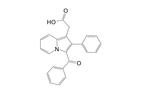 3-Benzyl-2-phenylindolizin-1-ylacetic acid