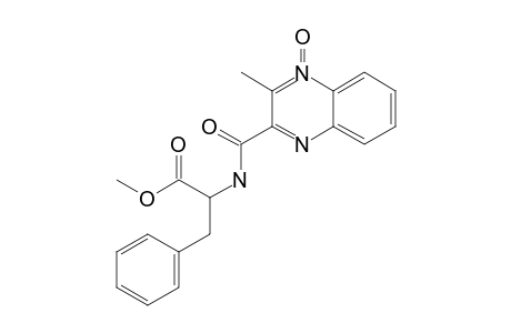 2-[(3-methyl-4-oxido-quinoxalin-4-ium-2-carbonyl)amino]-3-phenyl-propionic acid methyl ester