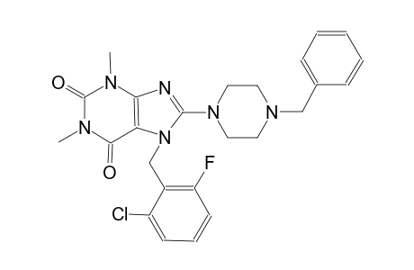 1H-purine-2,6-dione, 7-[(2-chloro-6-fluorophenyl)methyl]-3,7-dihydro-1,3-dimethyl-8-[4-(phenylmethyl)-1-piperazinyl]-