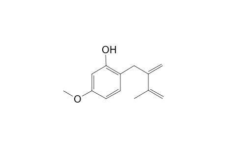 5-Methoxy-2-(3-methyl-2-methylenebut-3-enyl)phenol