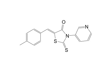 4-thiazolidinone, 5-[(4-methylphenyl)methylene]-3-(3-pyridinyl)-2-thioxo-, (5Z)-