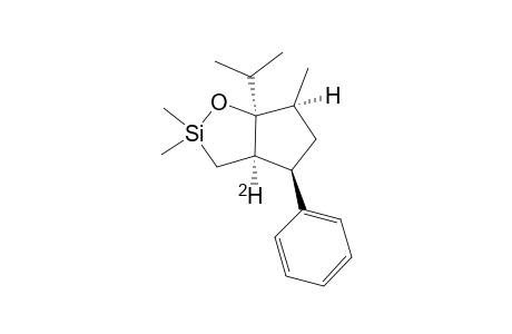 4-DEUTERO-2,2,7-TRIMETHYL-8-ISOPROPYL-5-PHENYL-HEXAHYDRO-1-OXA-2-SILA-PENTALENE