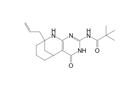 2-Pivaloylamino-9-allyl-5,6,7,8,9,10-hexahydro-5,9-methanopyrimido[4,5-b]azocine-4(3H)-one