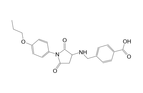 benzoic acid, 4-[[[2,5-dioxo-1-(4-propoxyphenyl)-3-pyrrolidinyl]amino]methyl]-