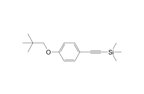 1-(Trimethylsilyl)-2-(p-neopentoxyphenyl)acetylene