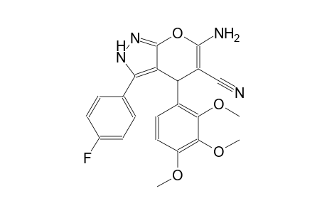 pyrano[2,3-c]pyrazole-5-carbonitrile, 6-amino-3-(4-fluorophenyl)-2,4-dihydro-4-(2,3,4-trimethoxyphenyl)-