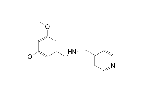 (3,5-dimethoxyphenyl)-N-(4-pyridinylmethyl)methanamine