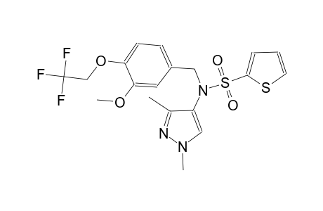 2-thiophenesulfonamide, N-(1,3-dimethyl-1H-pyrazol-4-yl)-N-[[3-methoxy-4-(2,2,2-trifluoroethoxy)phenyl]methyl]-