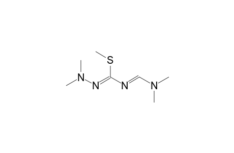 1,4-Bisdimethylamino-2-methylsulfanyl-1,3-diazabuta-1,3-diene