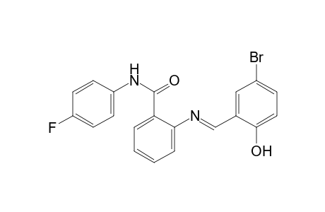 2-[(5-bromosalicylidene)amino]-4'-fluorobenzanilide