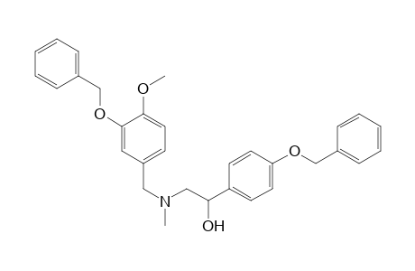 Benzenemethanol, .alpha.-[[[[4-methoxy-3-(phenylmethoxy)phenyl]methyl]methylamino]methyl]-4-(phenylmethoxy)-