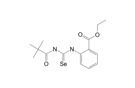 ETHYL-2-(3-PIVALOYLSELENOUREIDO)-BENZOATE