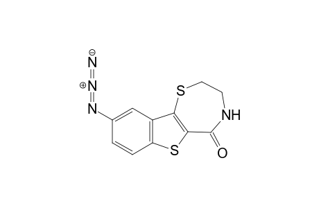 3,4-Dihydro-9-azido-[1]benzothieno[2,3-f]-1,4-thiazepin-5(2H)-one
